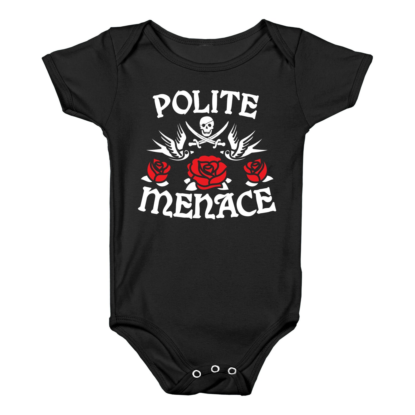 Polite Menace Baby One Piece