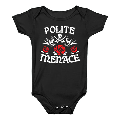 Polite Menace Baby One Piece