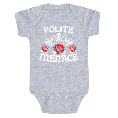 Polite Menace Baby One Piece