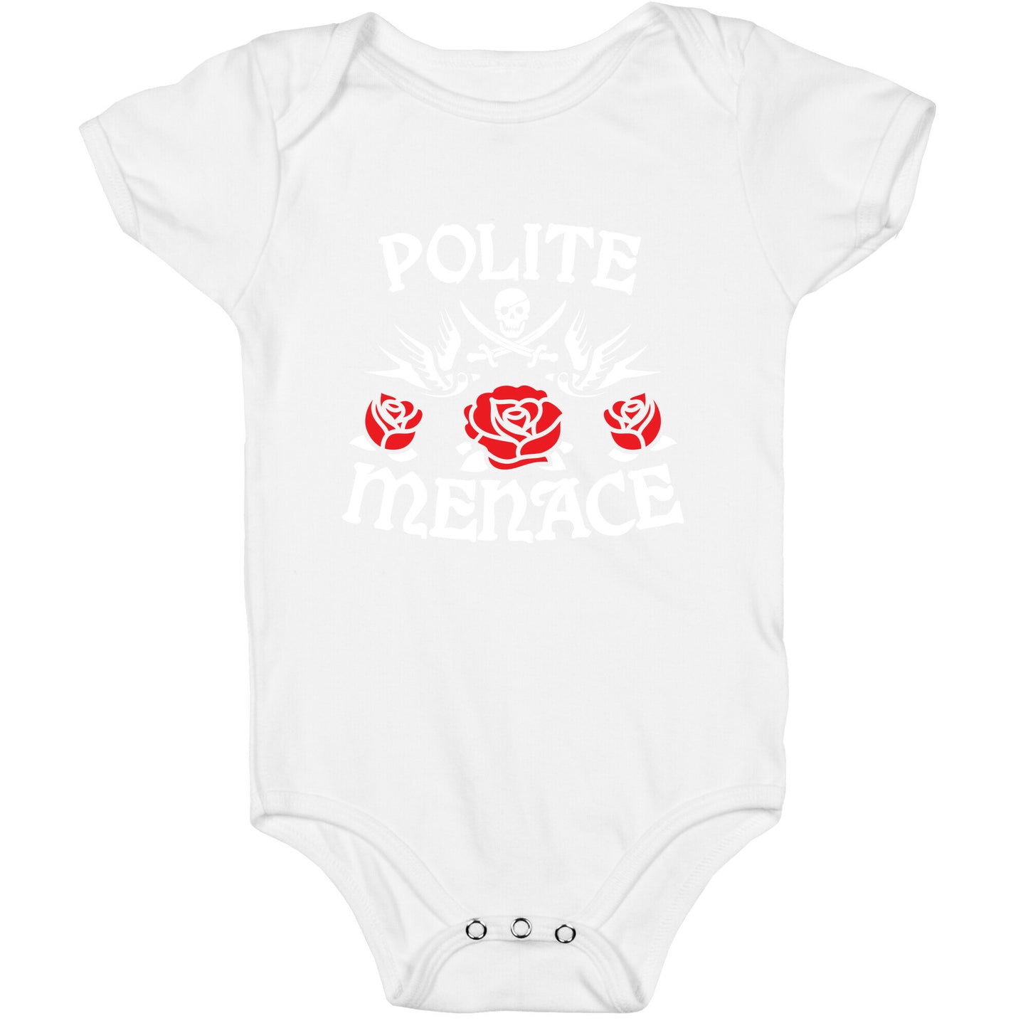 Polite Menace Baby One Piece
