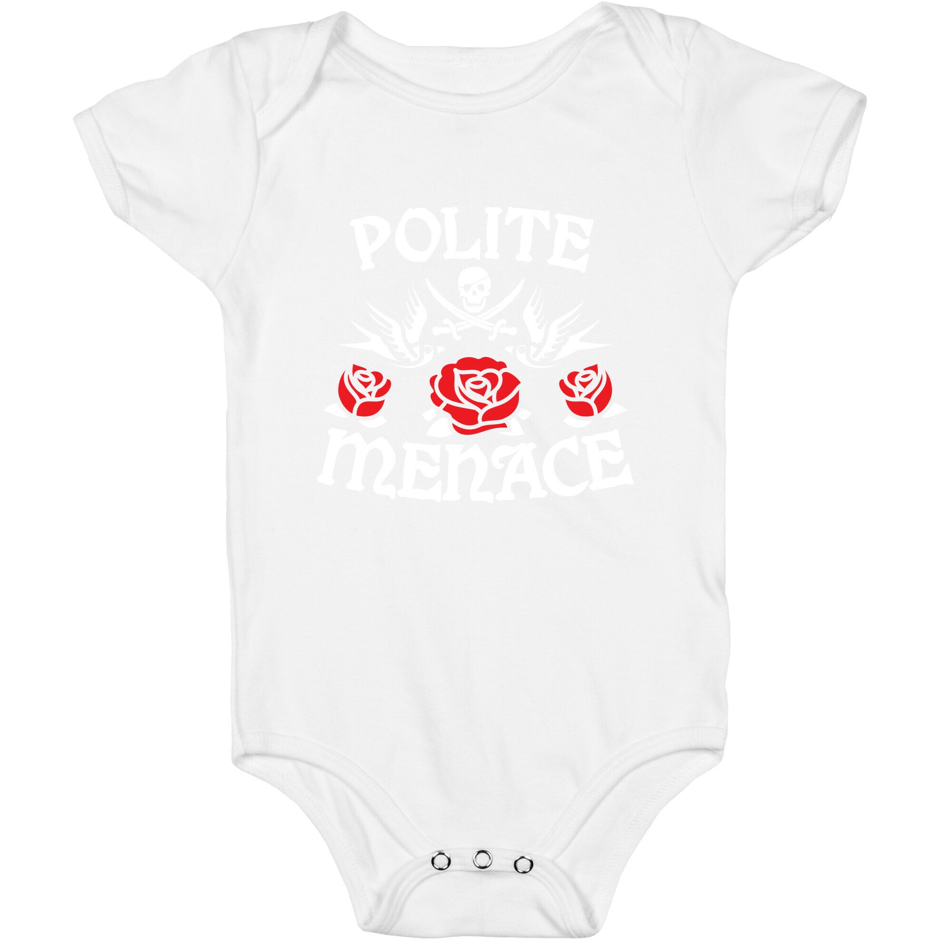 Polite Menace Baby One Piece