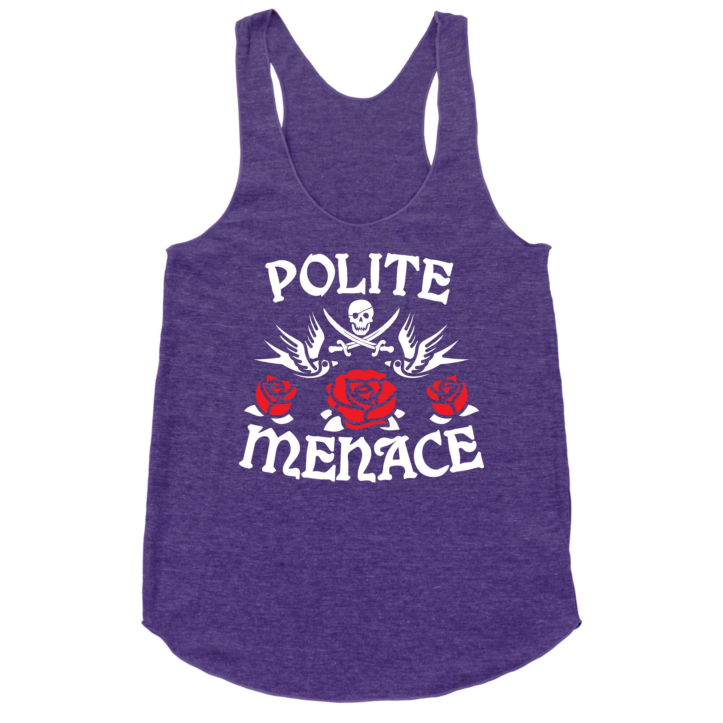 Polite Menace Racerback Tank