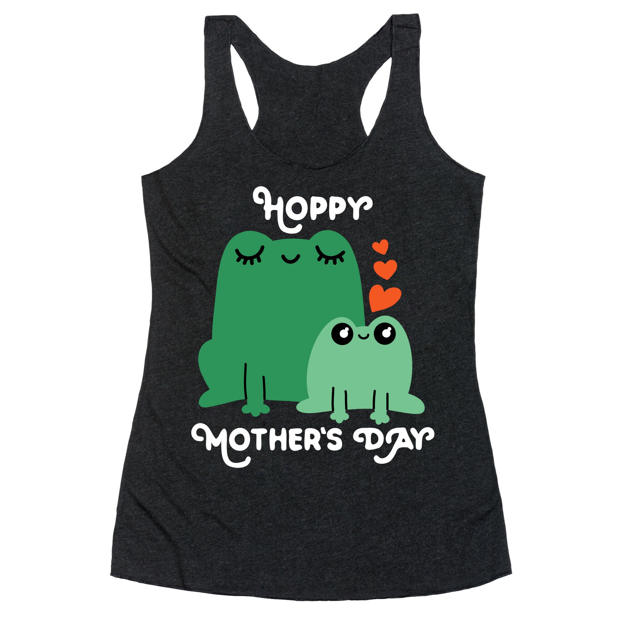 Hoppy Mother's Day Frogs Racerback Tank