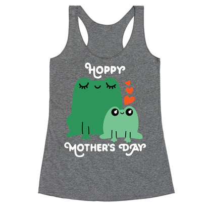 Hoppy Mother's Day Frogs Racerback Tank