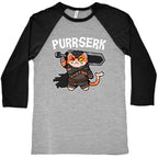 Purrserk Baseball Tee