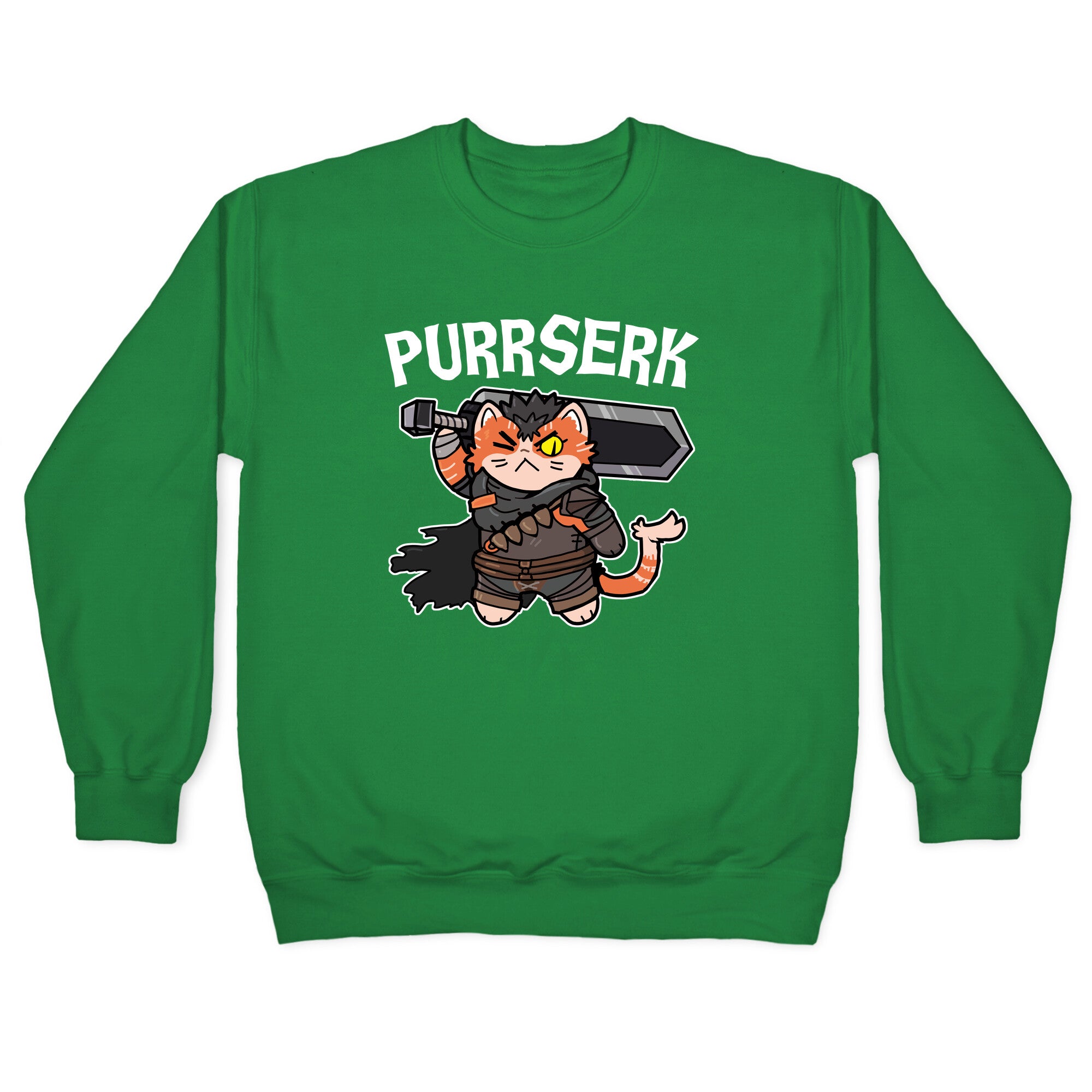 Purrserk Crewneck Sweatshirt