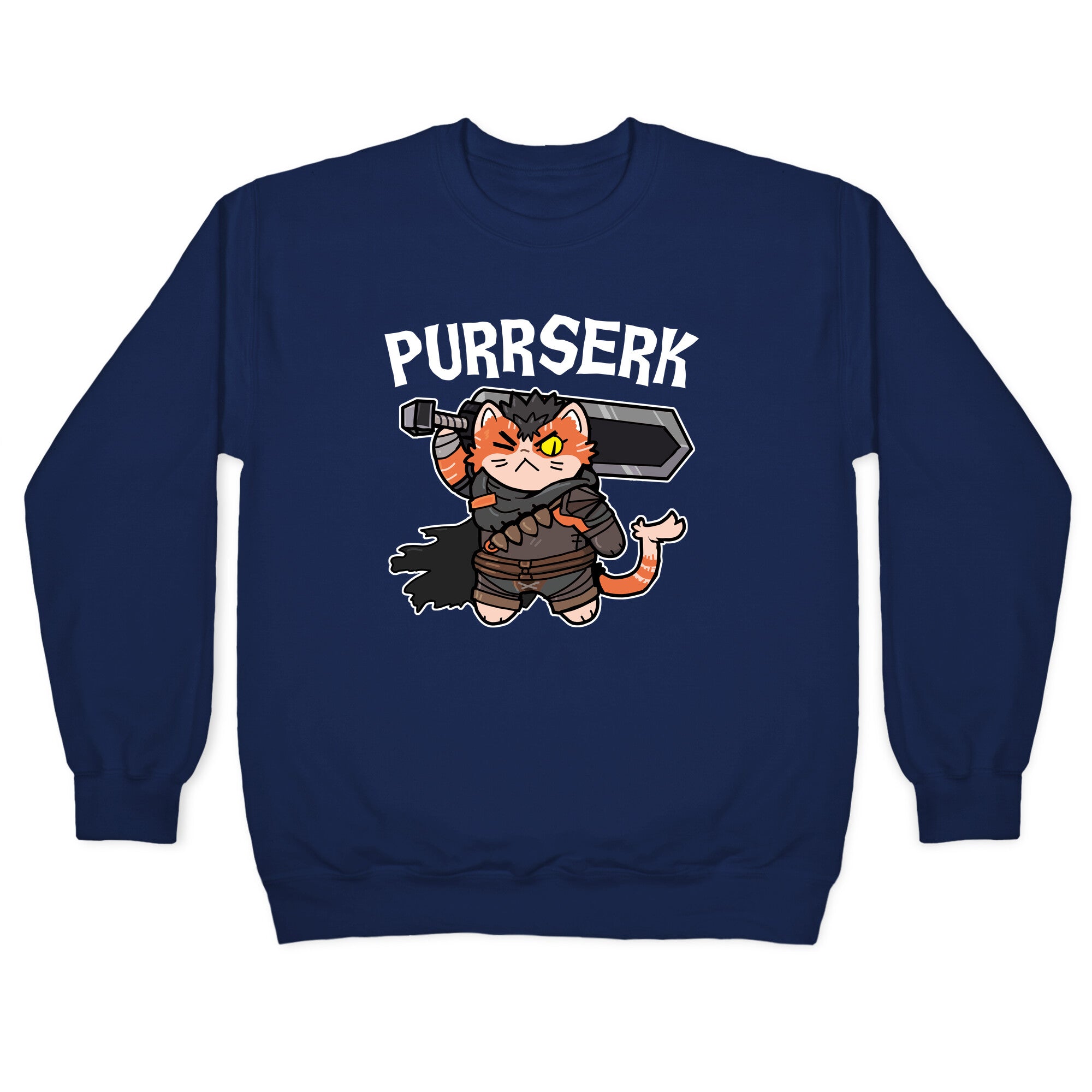Purrserk Crewneck Sweatshirt