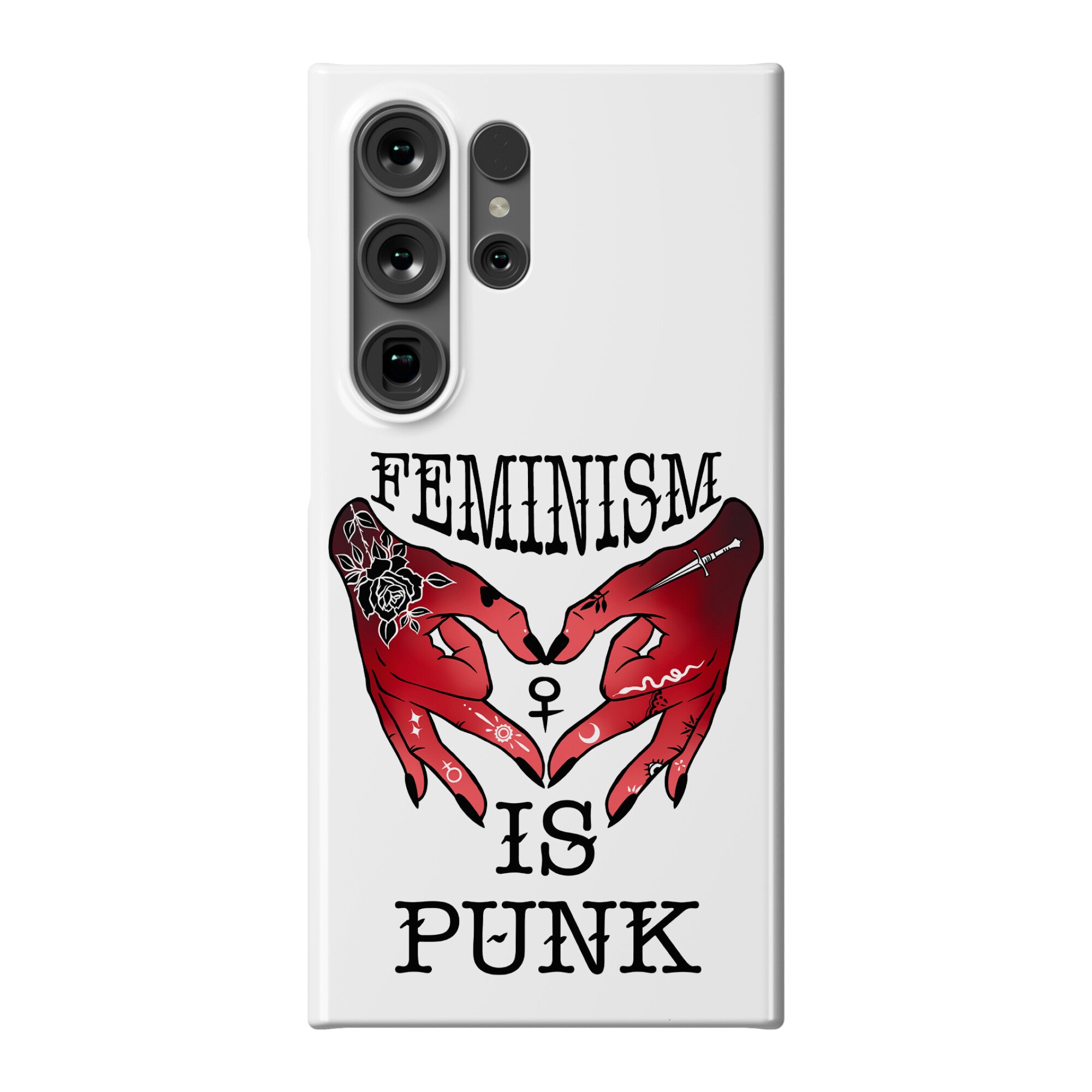 Feminism Is Punk Phone Case