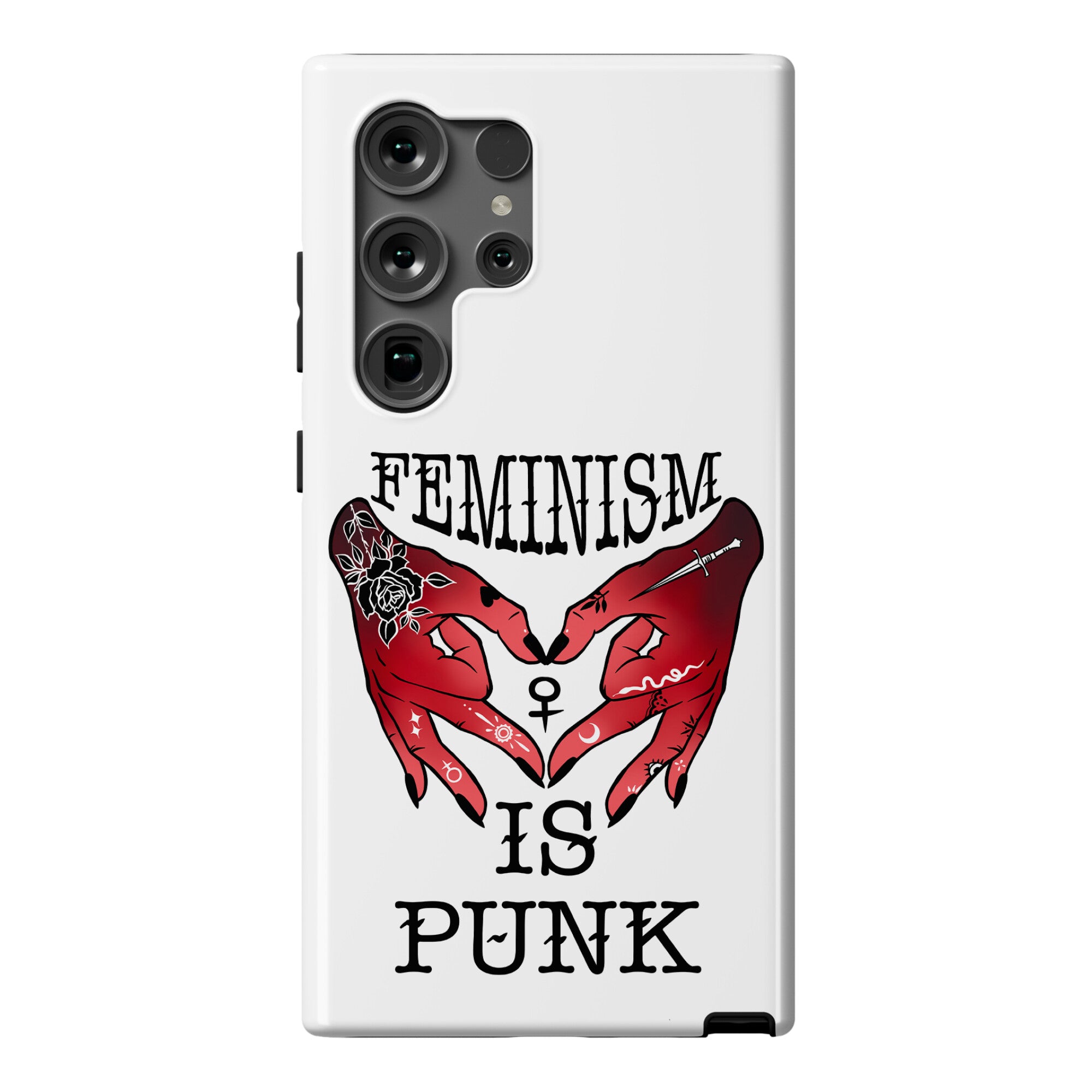 Feminism Is Punk Phone Case