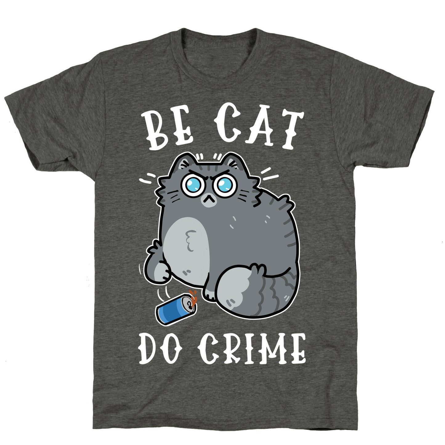 Be Cat Do Crime Unisex Triblend Tee