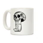 Just Another Fine Day Skull Coffee Mug