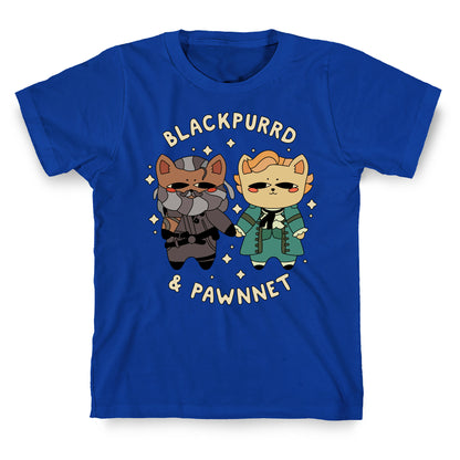 Blackpurrd & Pawnnet (Cat Blackbeard & Cat Bonnet) T-Shirt