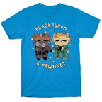 Blackpurrd & Pawnnet (Cat Blackbeard & Cat Bonnet) T-Shirt