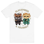 Blackpurrd & Pawnnet (Cat Blackbeard & Cat Bonnet) T-Shirt