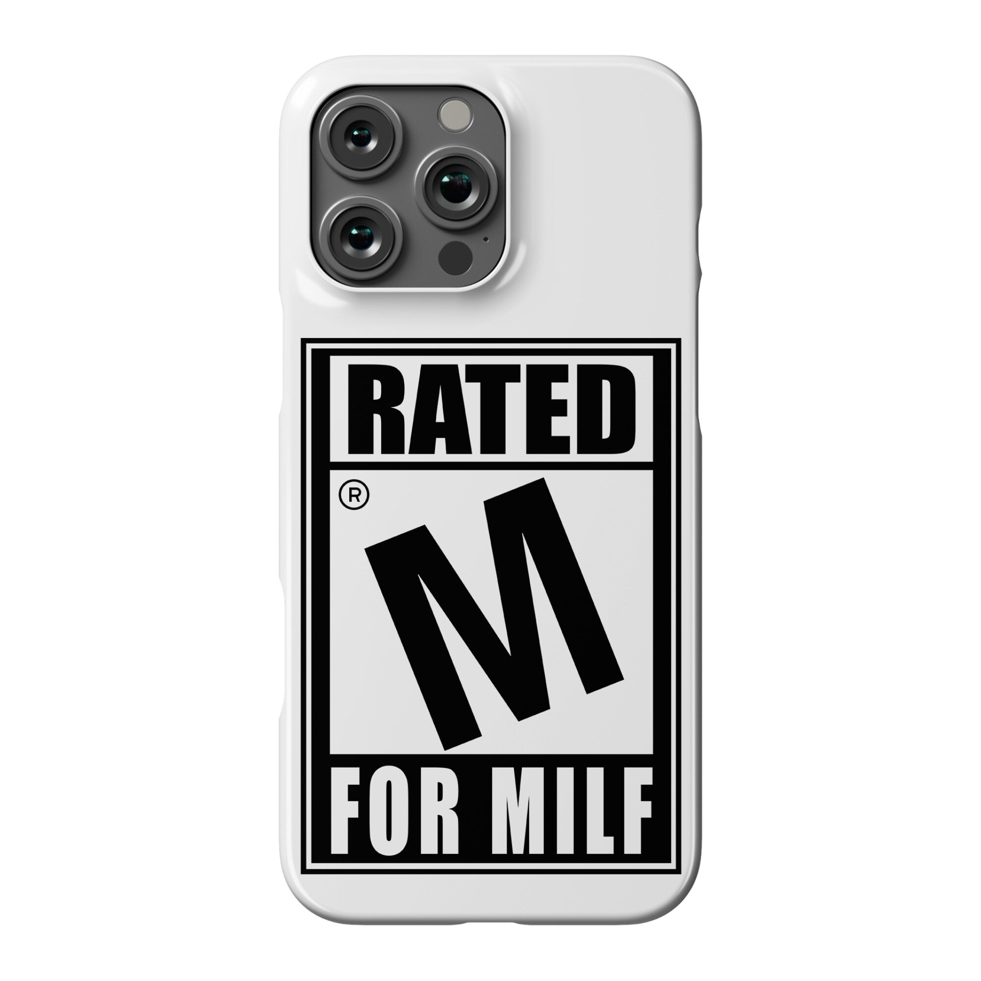Rated M For Milf Parody Phone Case