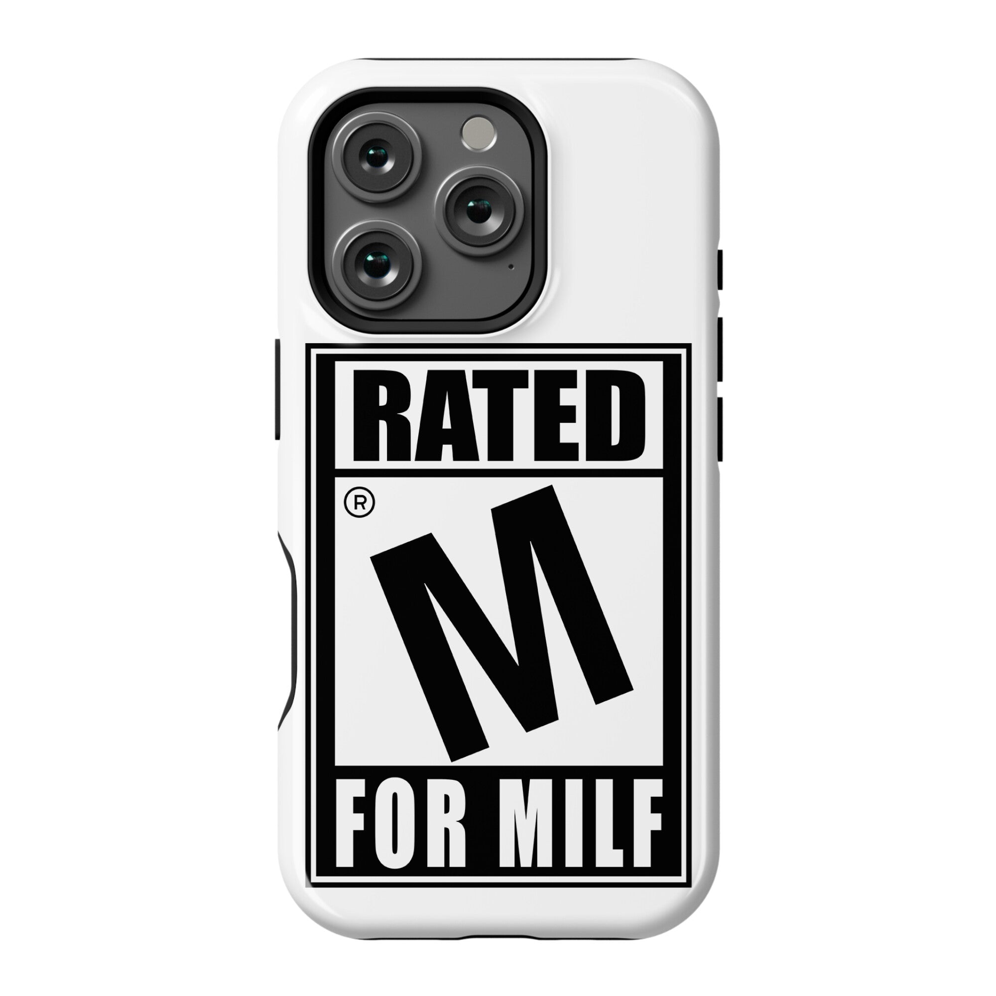 Rated M For Milf Parody Phone Case
