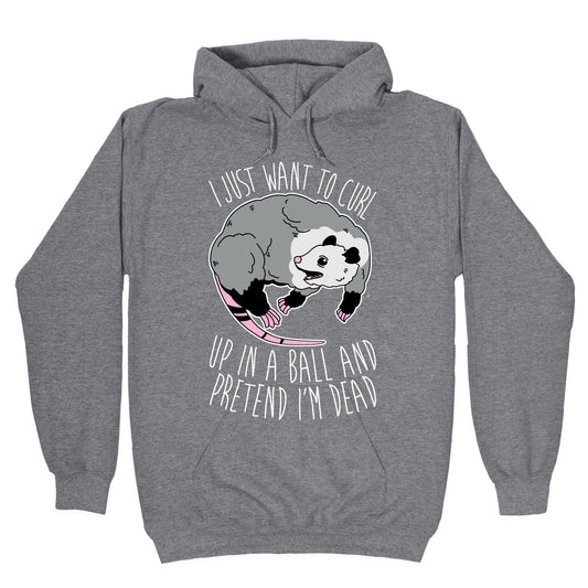 I Just Want To Curl Up in a Ball Hoodie