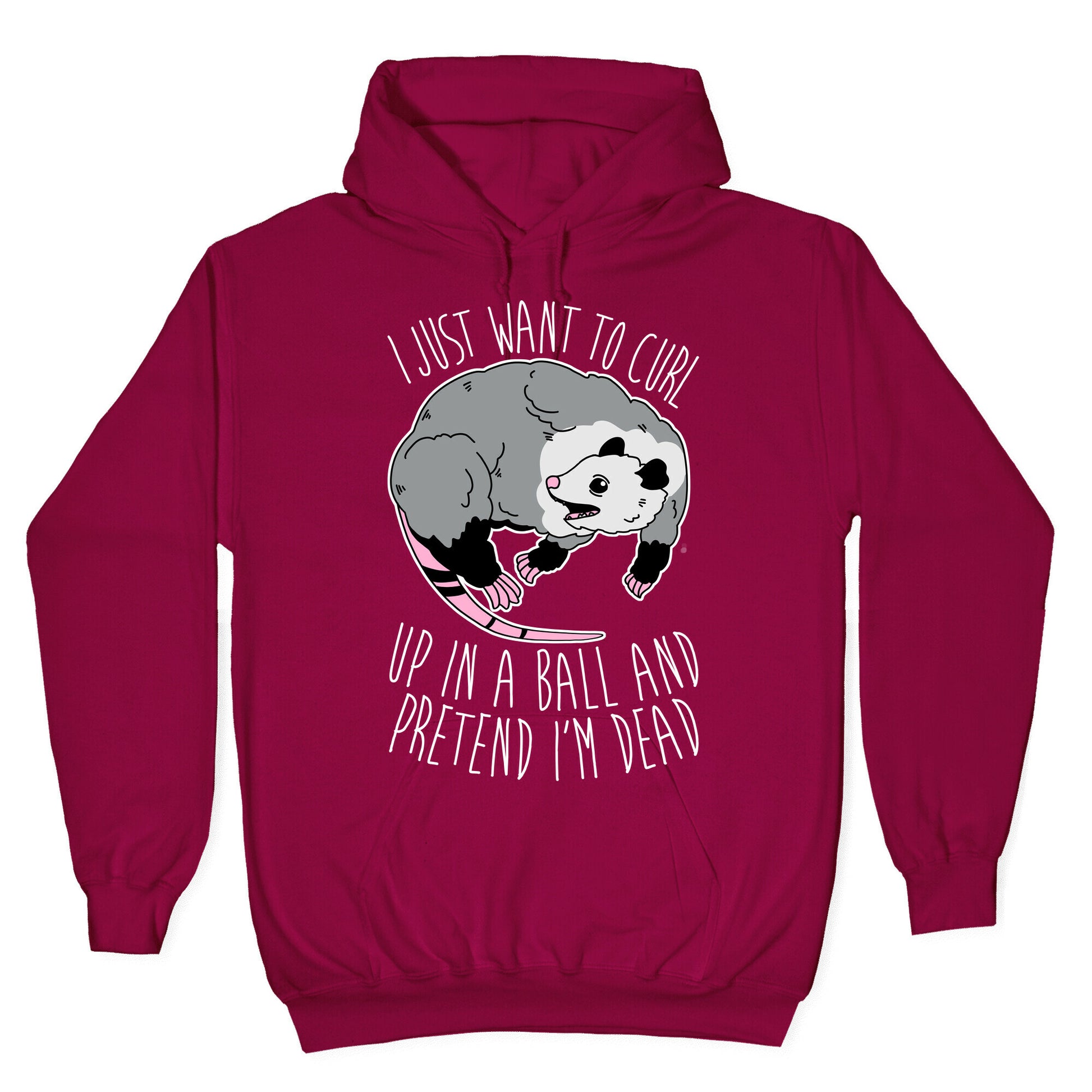 I Just Want To Curl Up in a Ball Hoodie