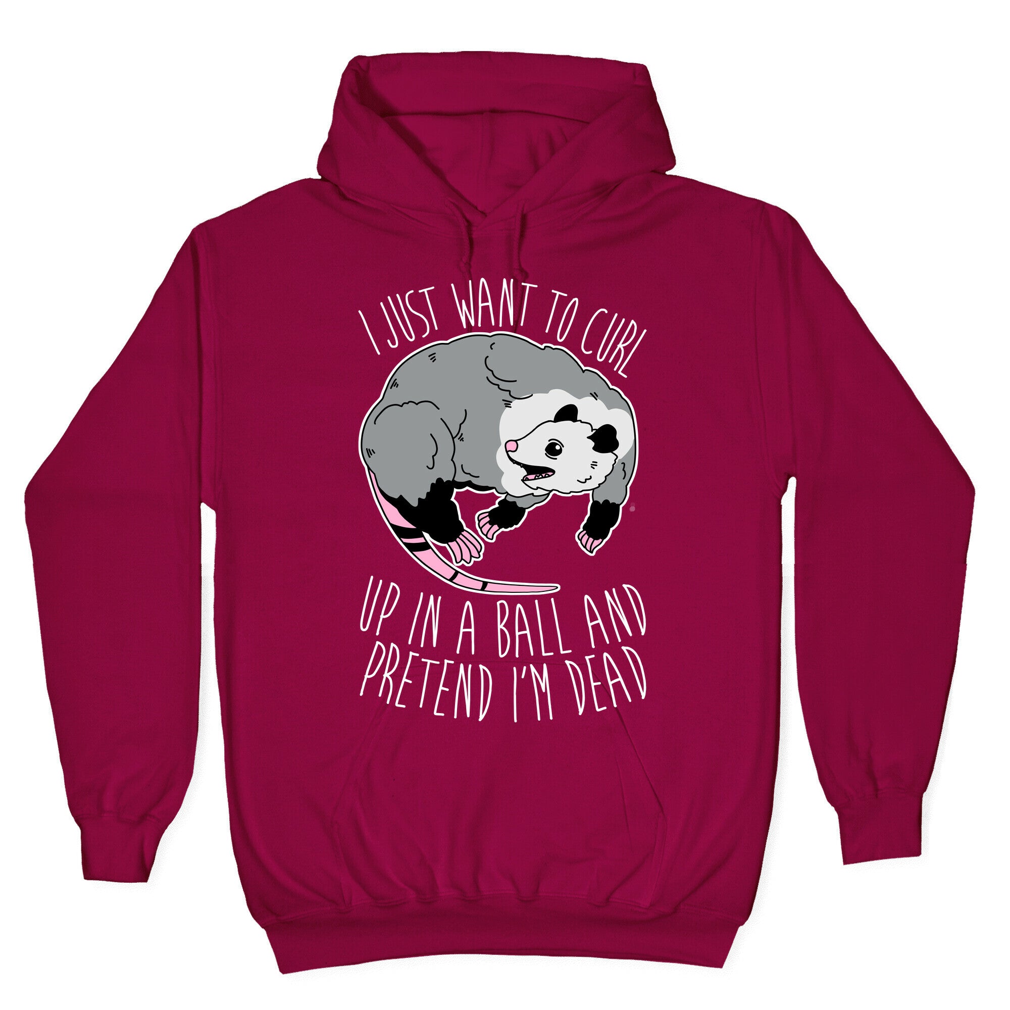 I Just Want To Curl Up in a Ball Hoodie