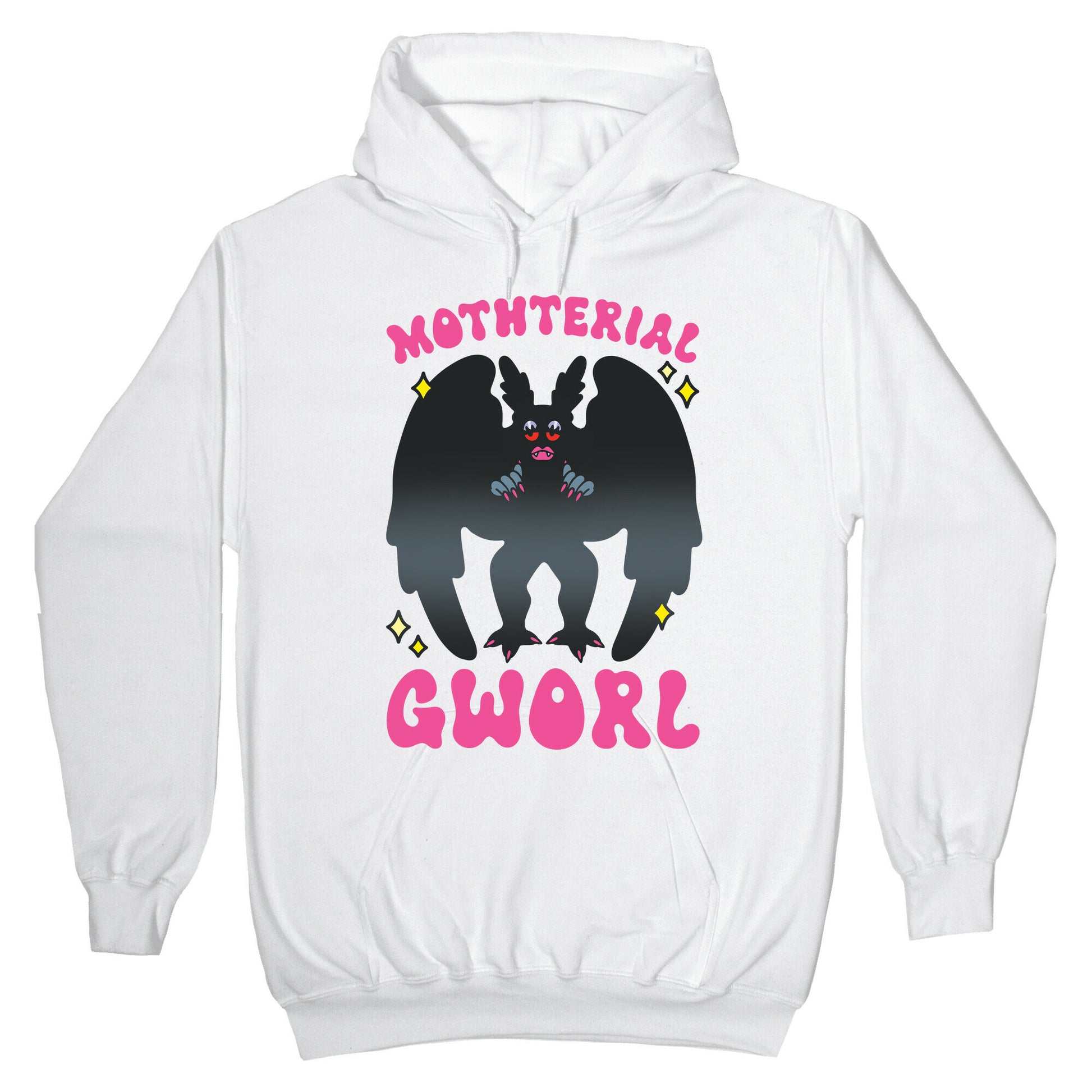 Mothterial Gworl Mothman Parody Hoodie