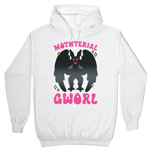 Mothterial Gworl Mothman Parody Hoodie