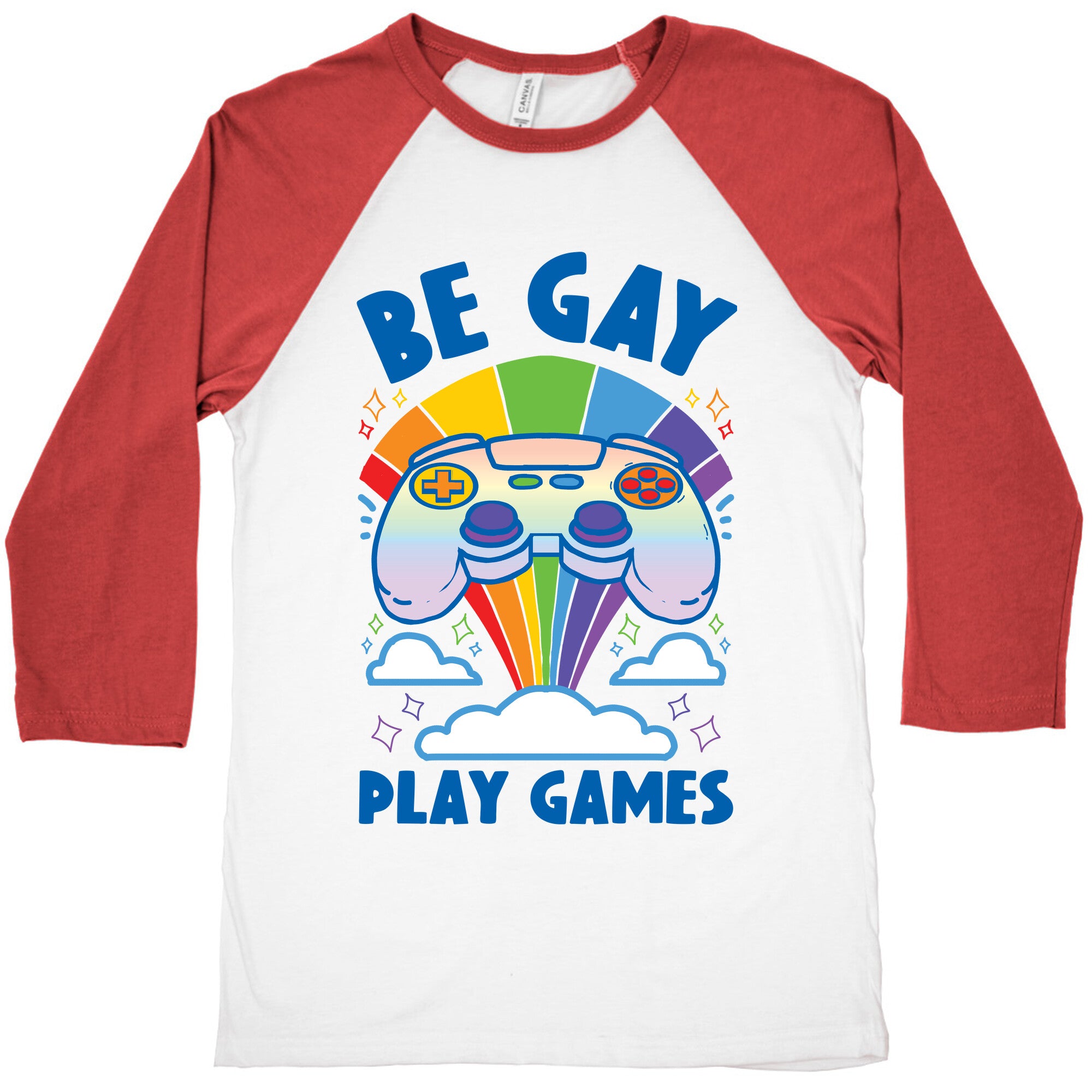 Be Gay Play Games Baseball Tee