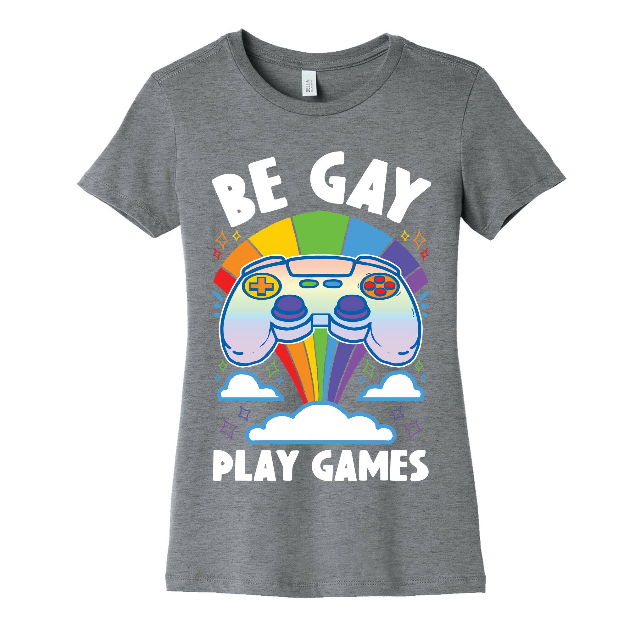 Be Gay Play Games Women's Cotton Tee