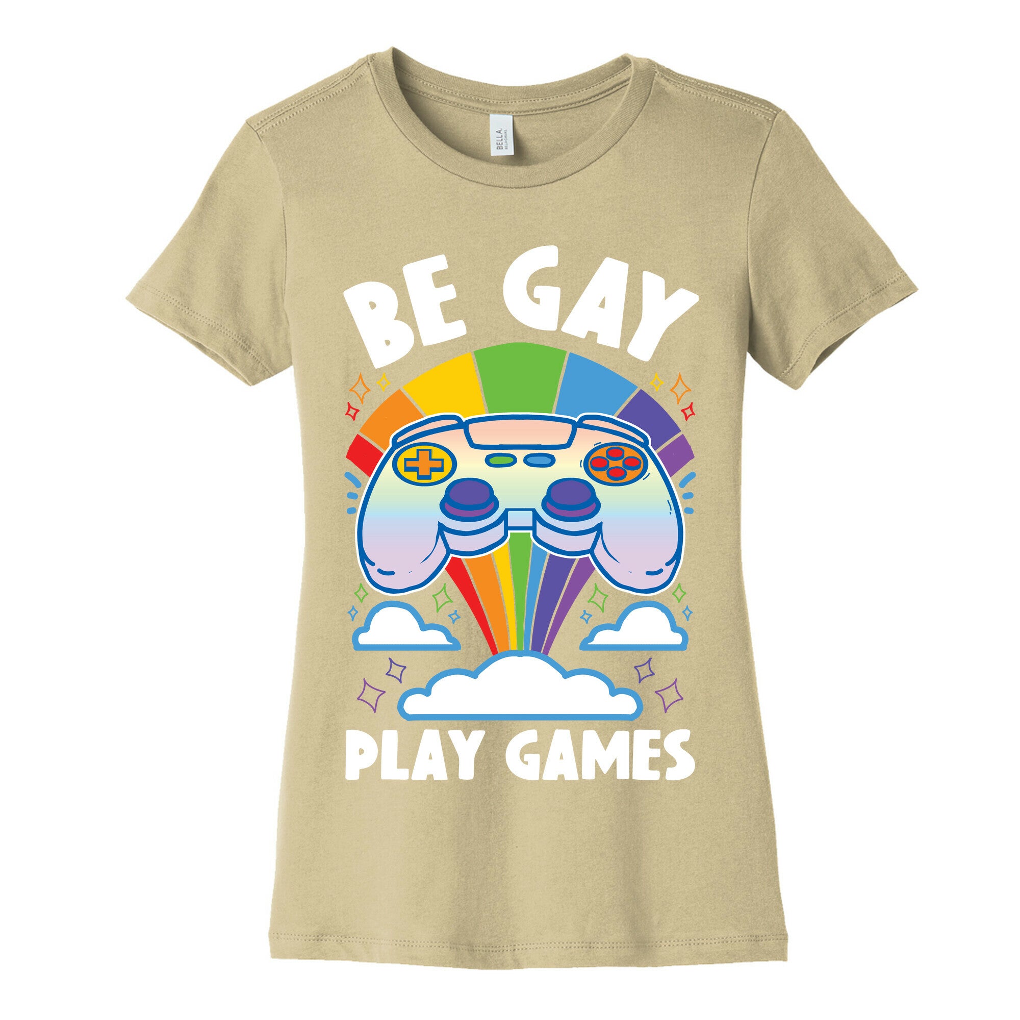 Be Gay Play Games Women's Cotton Tee