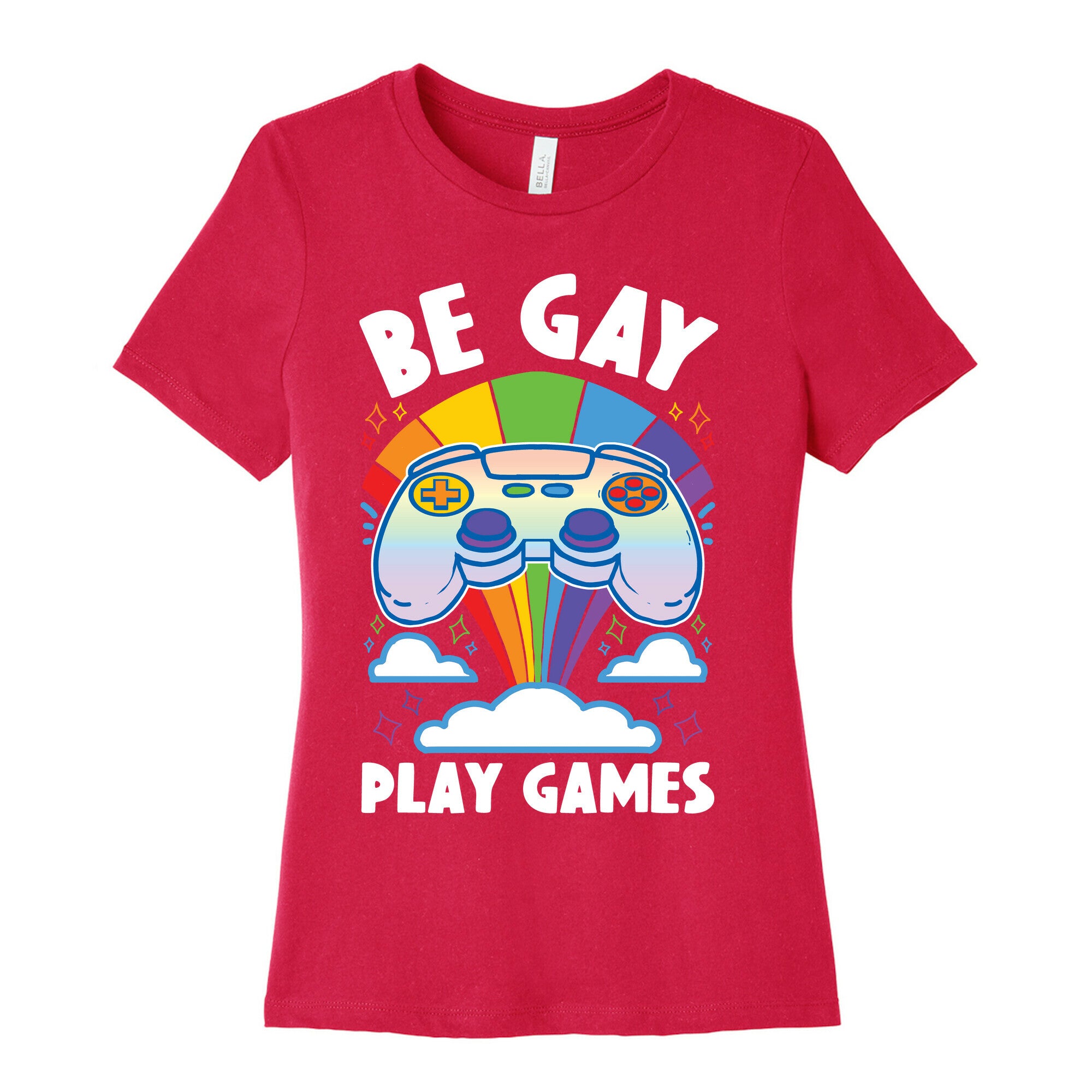 Be Gay Play Games Women's Cotton Tee