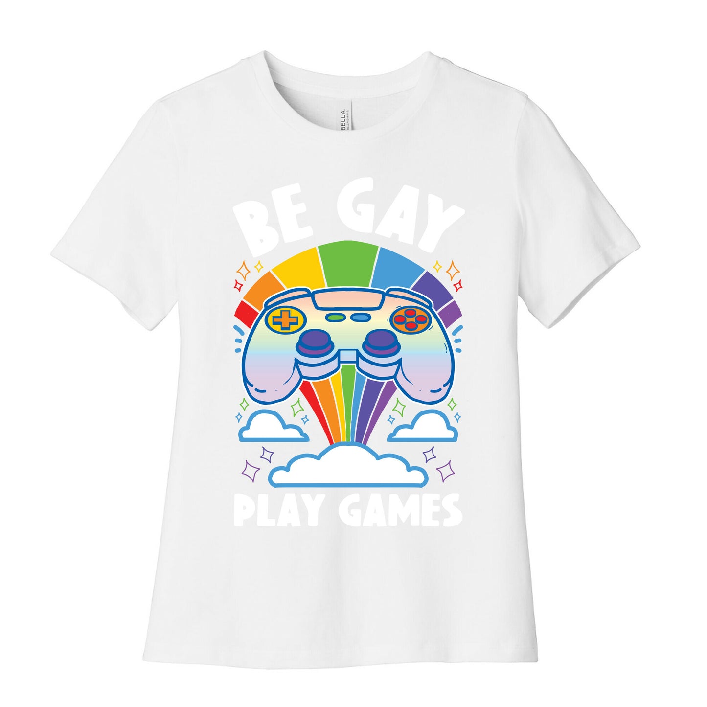 Be Gay Play Games Women's Cotton Tee