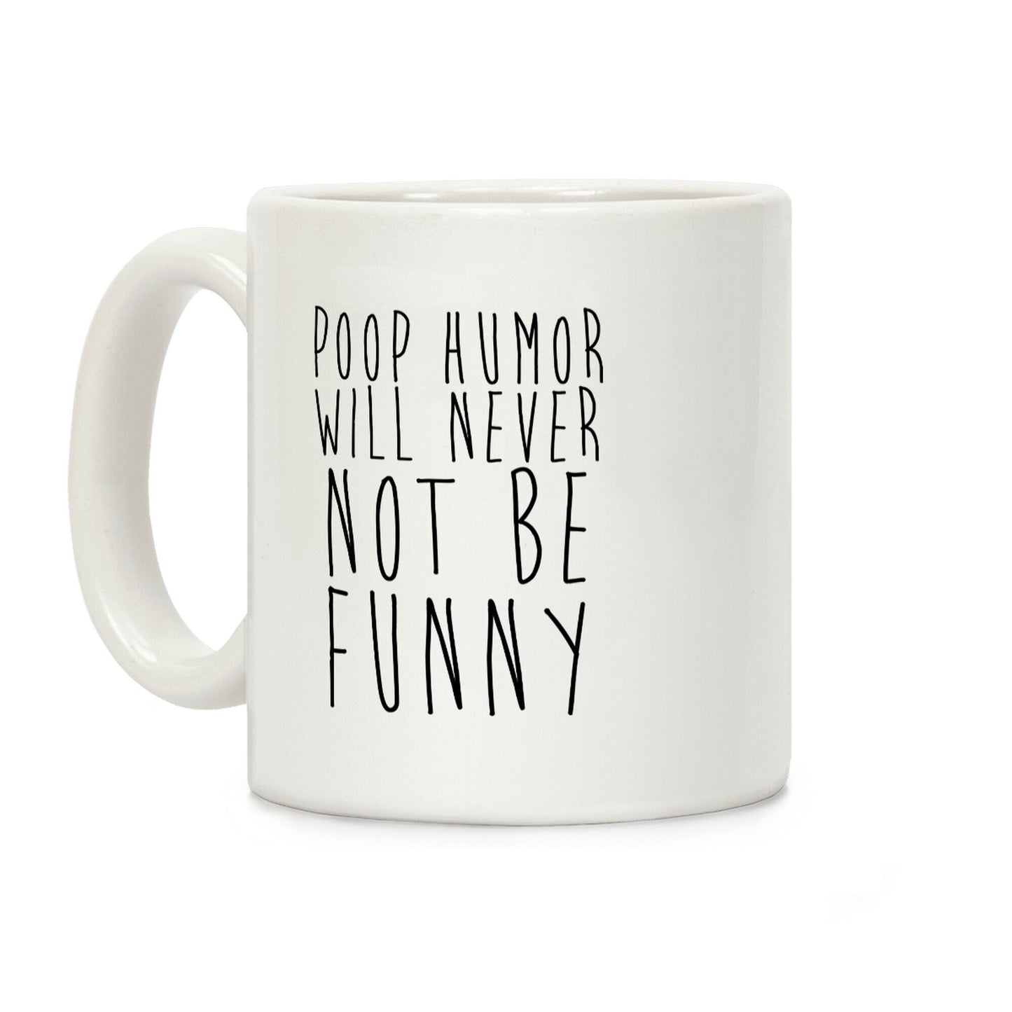 Poop Humor Will Never Not be Funny Coffee Mug