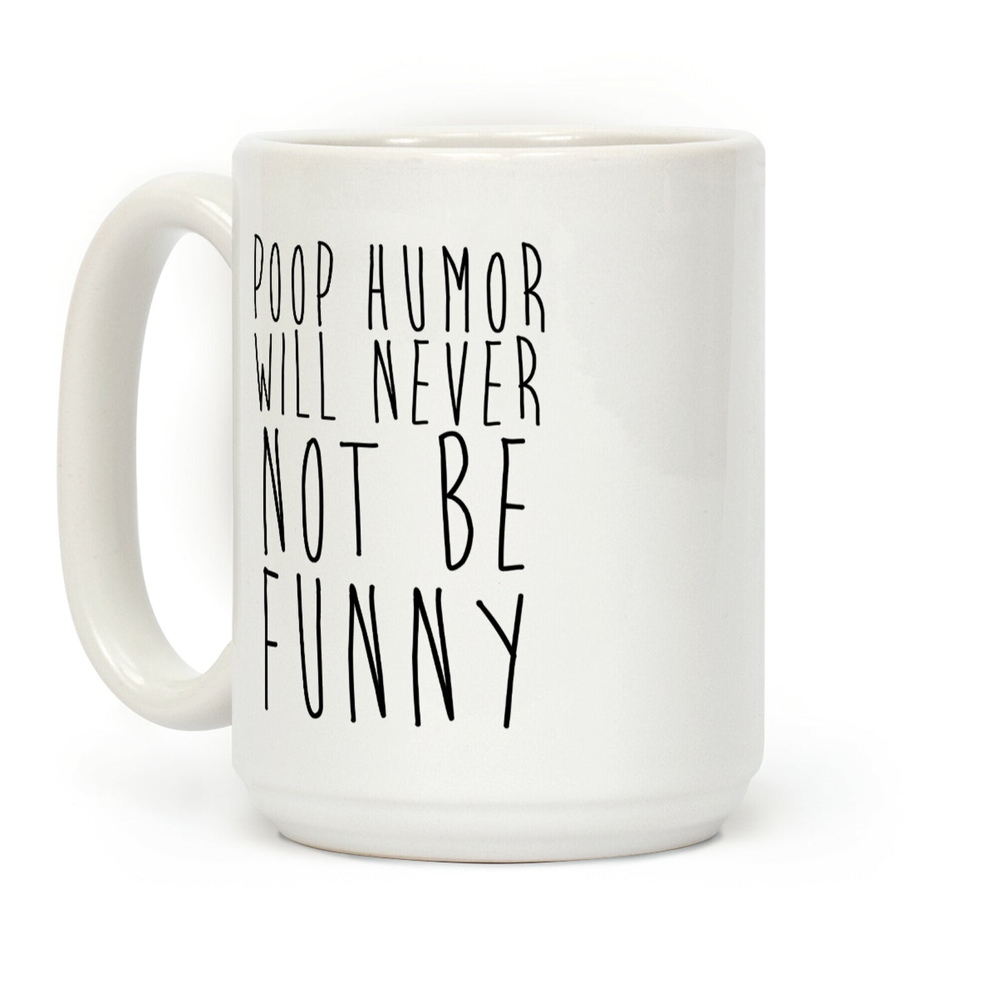 Poop Humor Will Never Not be Funny Coffee Mug