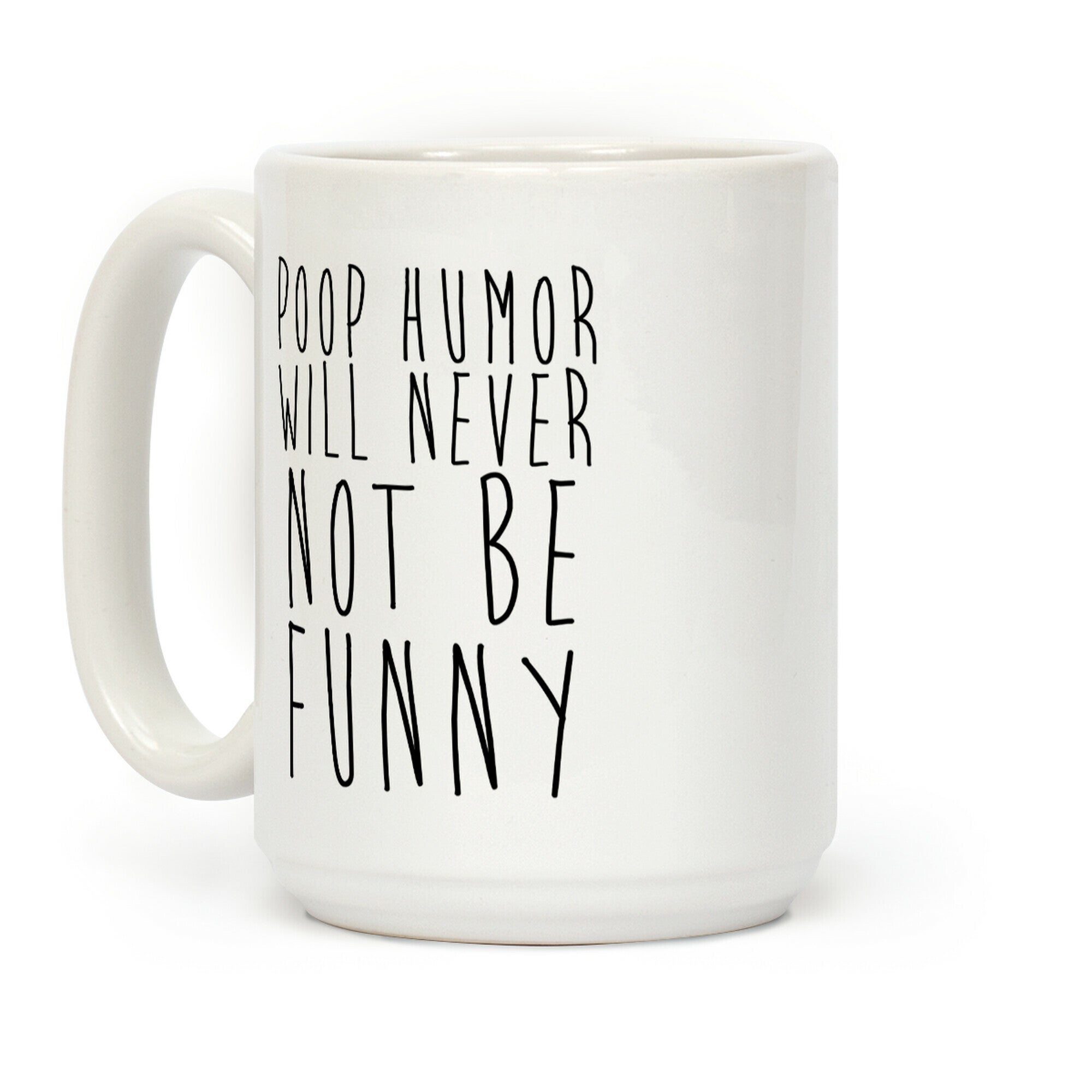 Poop Humor Will Never Not be Funny Coffee Mug