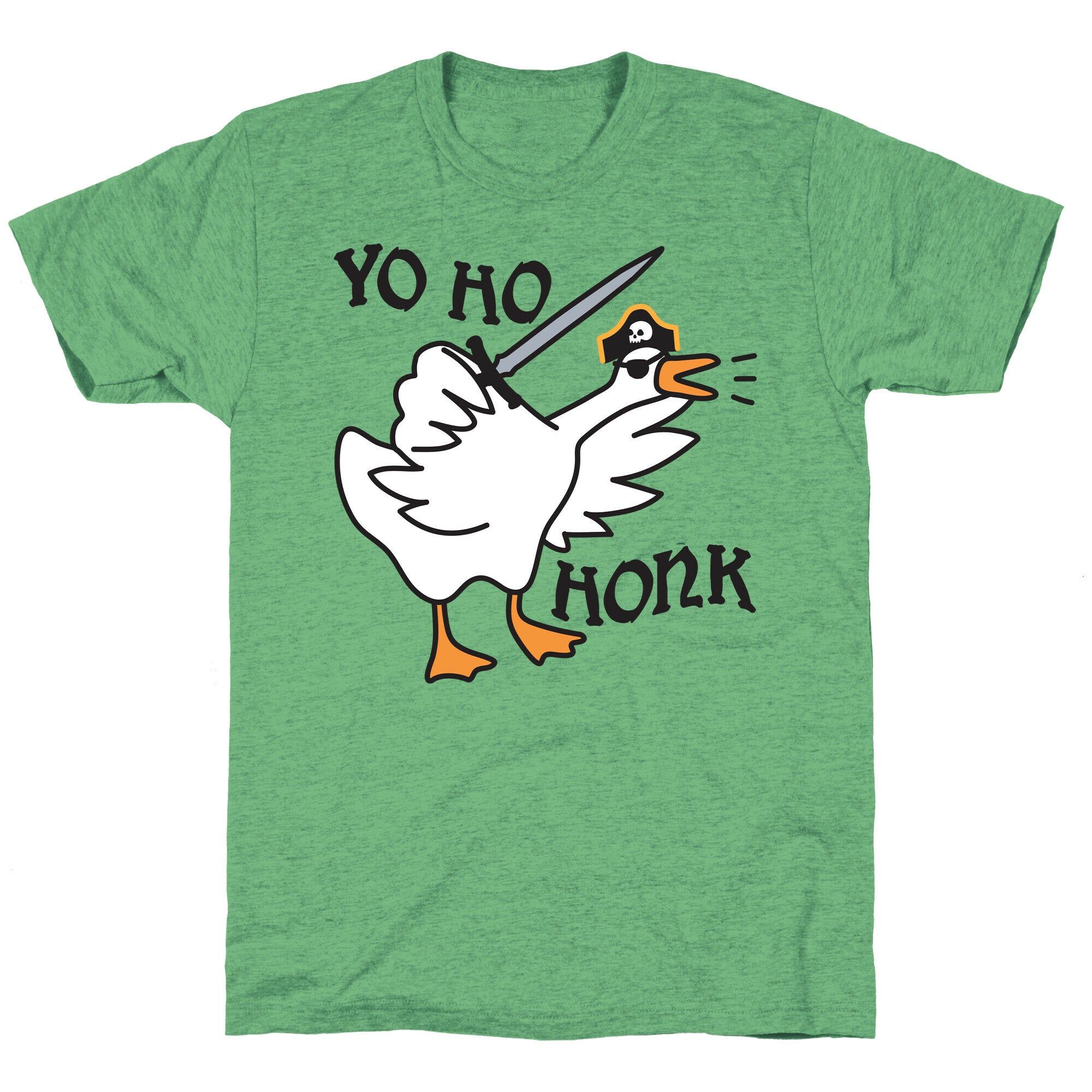 Yo Ho Honk Pirate Goose Unisex Triblend Tee