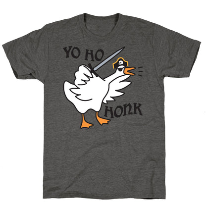 Yo Ho Honk Pirate Goose Unisex Triblend Tee