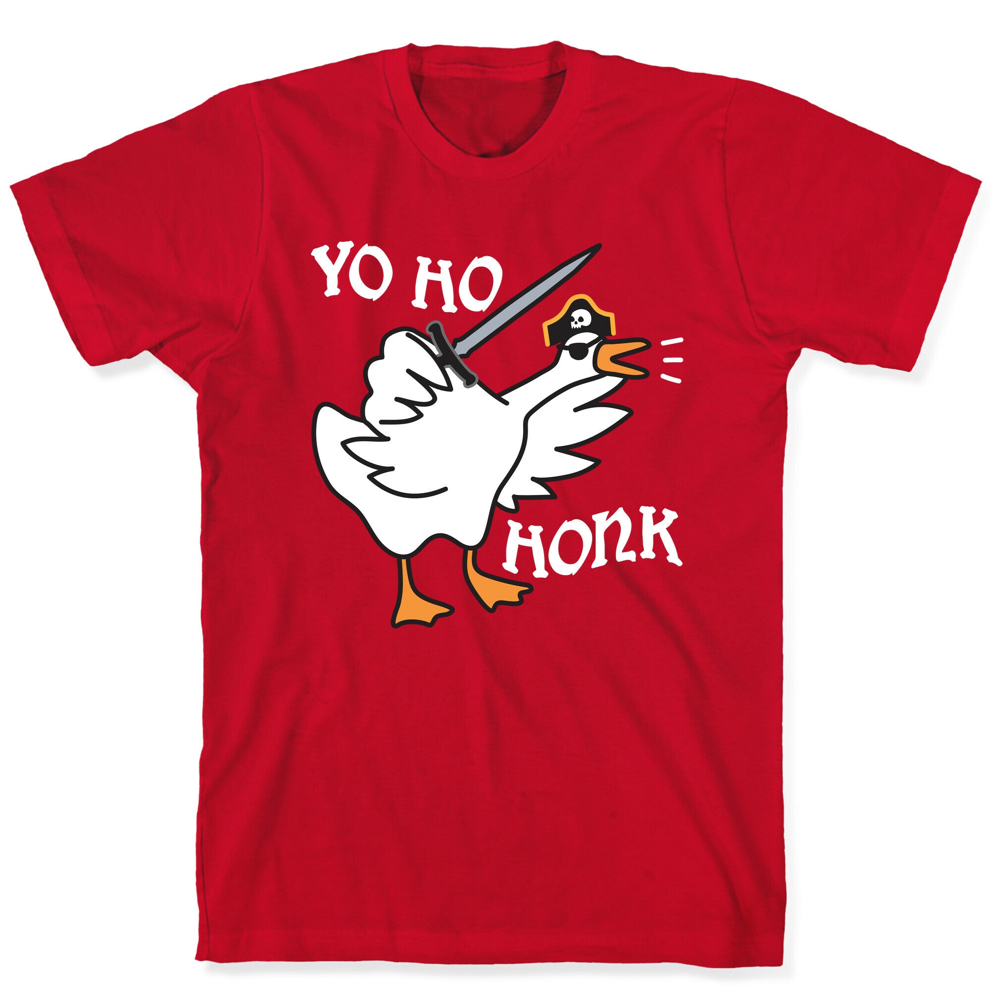 Yo Ho Honk Pirate Goose T-Shirt