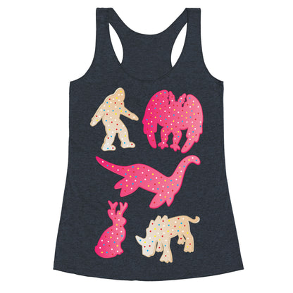 Frosted Cryptid Crackers Racerback Tank