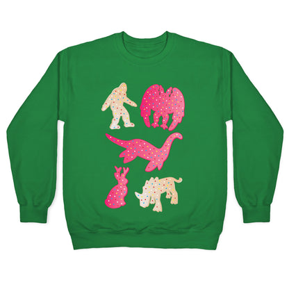 Frosted Cryptid Crackers Crewneck Sweatshirt