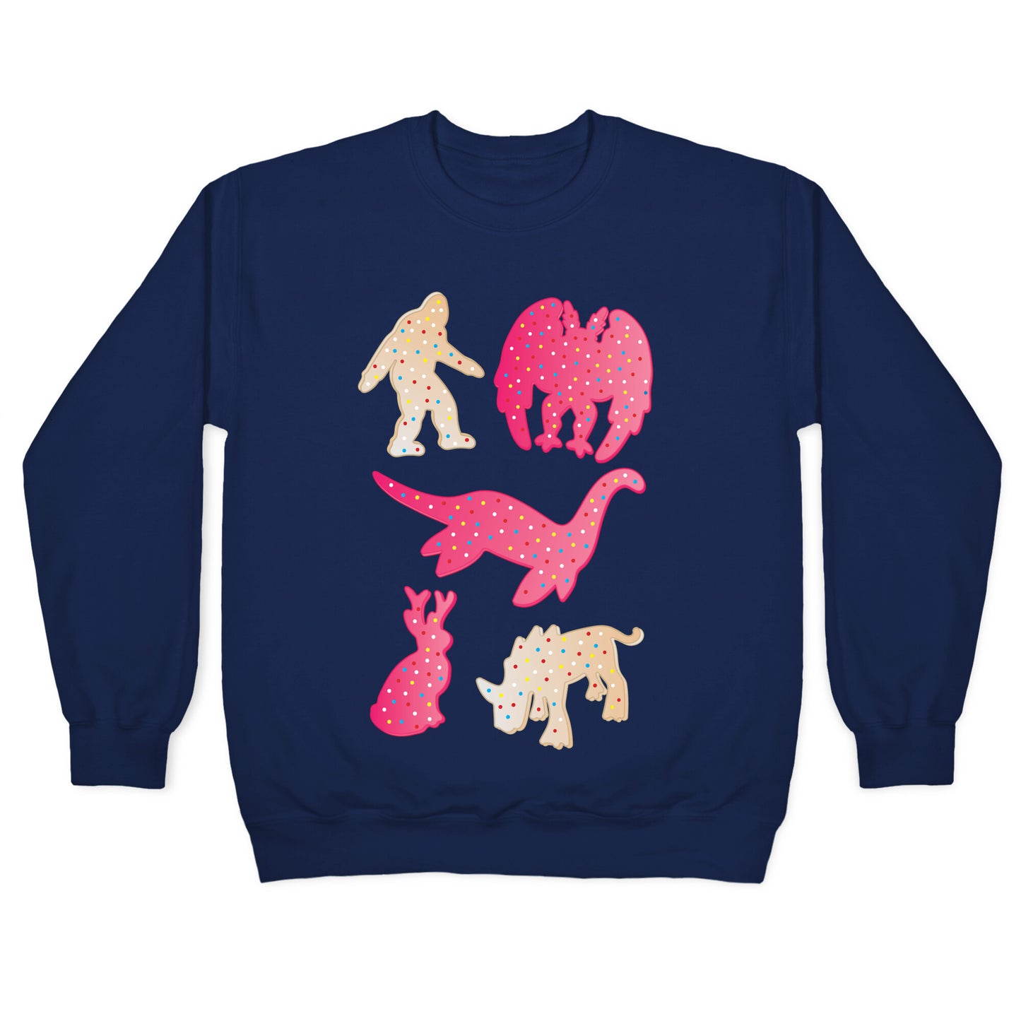 Frosted Cryptid Crackers Crewneck Sweatshirt