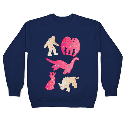 Frosted Cryptid Crackers Crewneck Sweatshirt