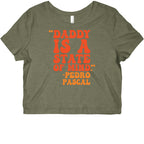 Daddy Is A State of Mind Quote Graphic Baby Tee