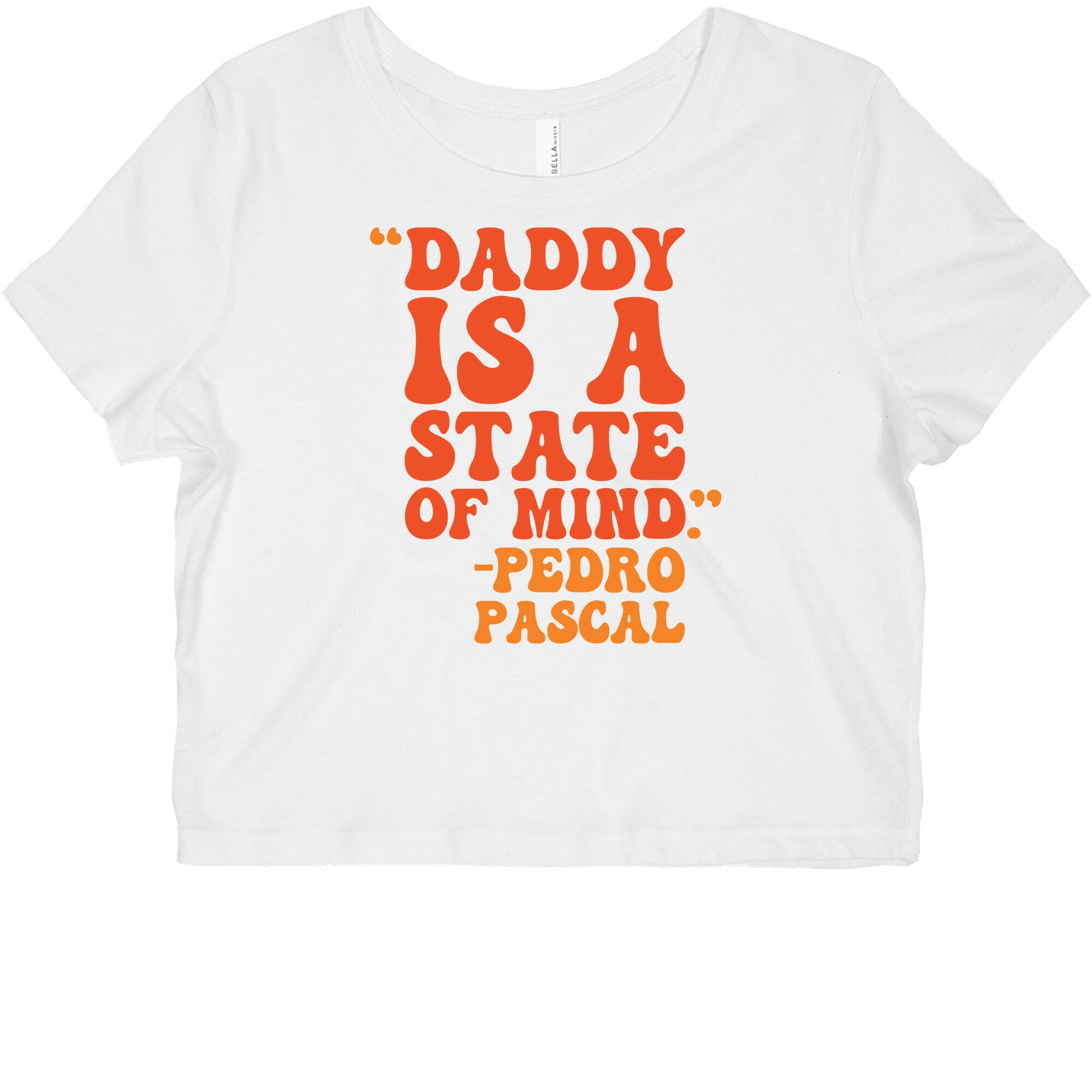 Daddy Is A State of Mind Quote Graphic Baby Tee | LookHUMAN, image size:2000x2000