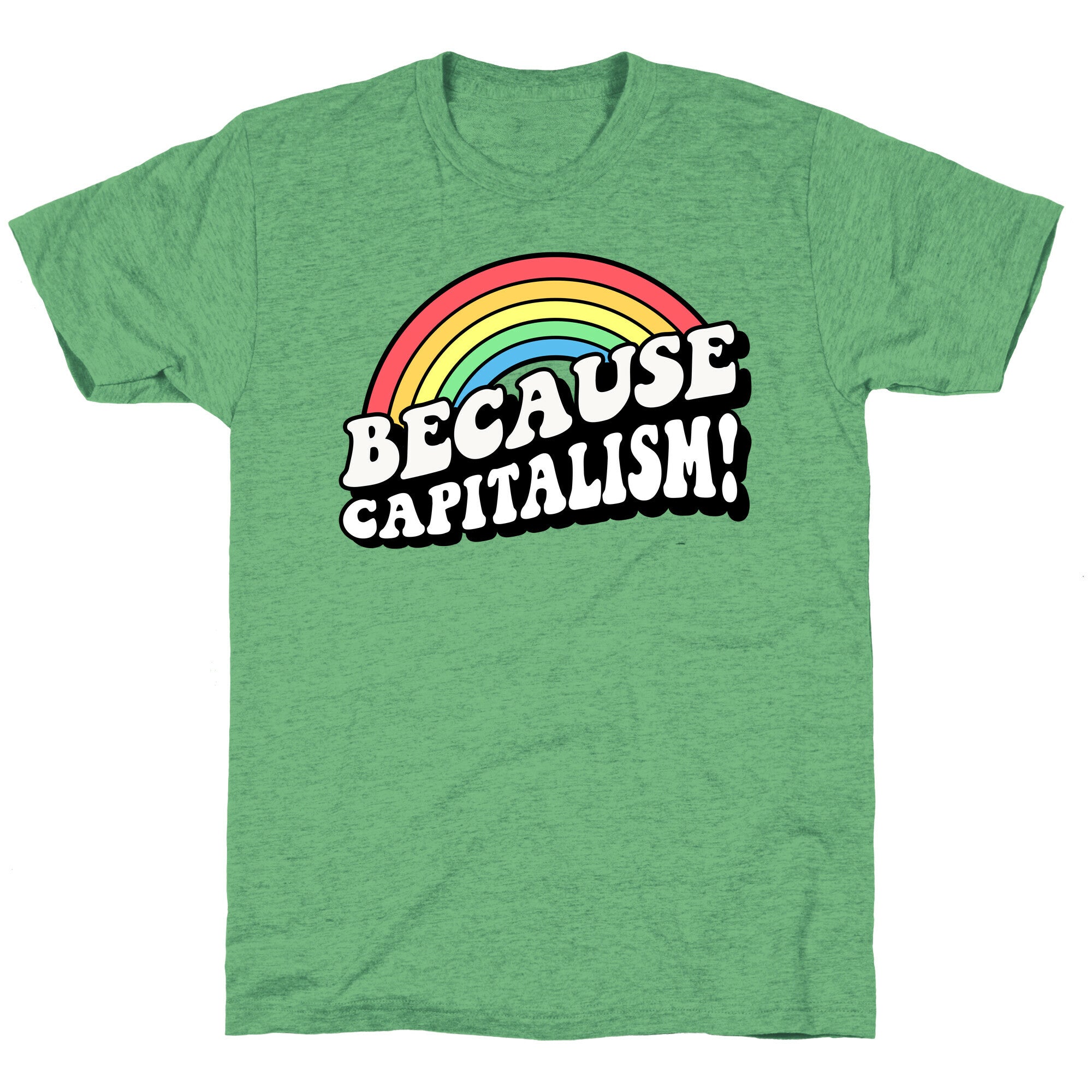 Because Capitalism Unisex Triblend Tee