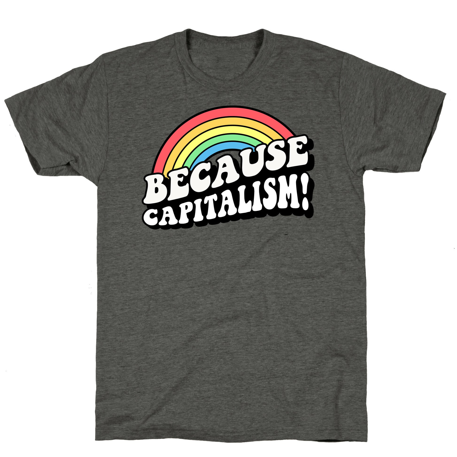 Because Capitalism Unisex Triblend Tee