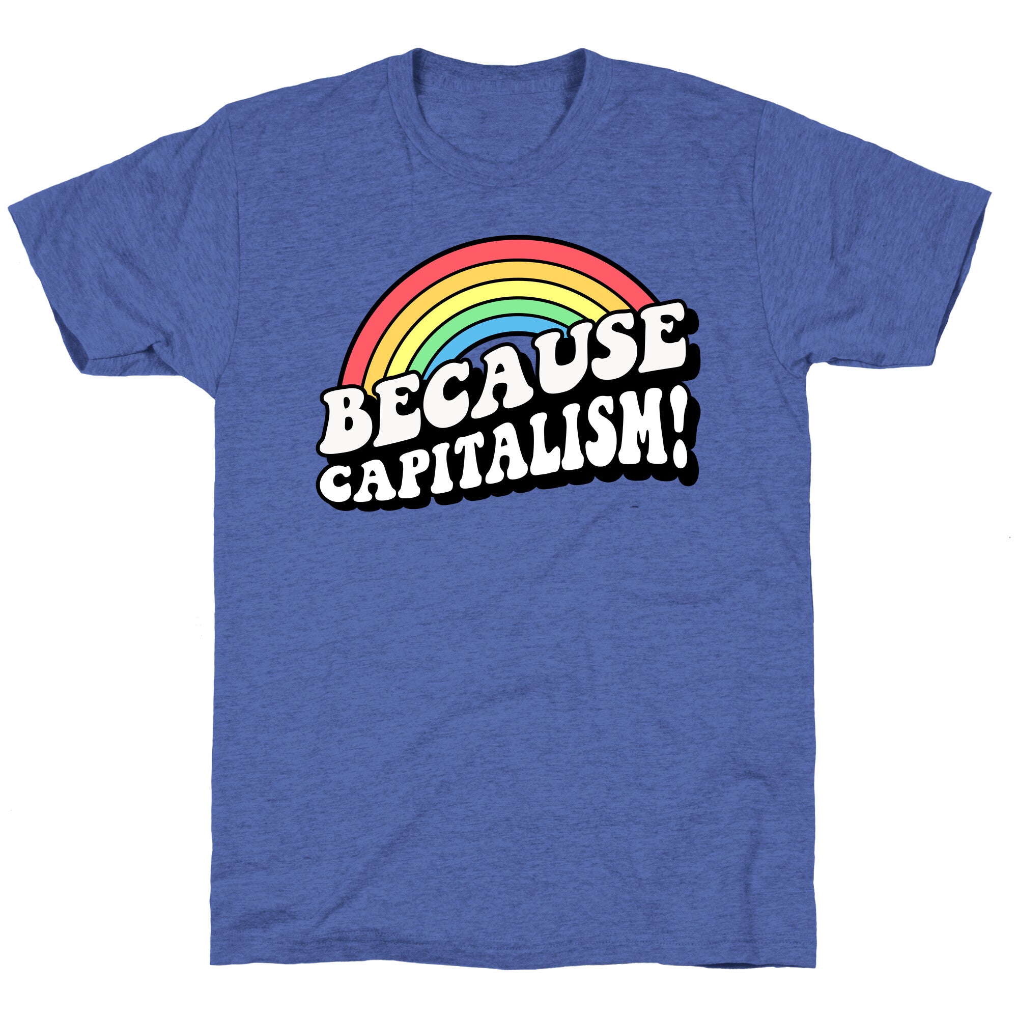 Because Capitalism Unisex Triblend Tee