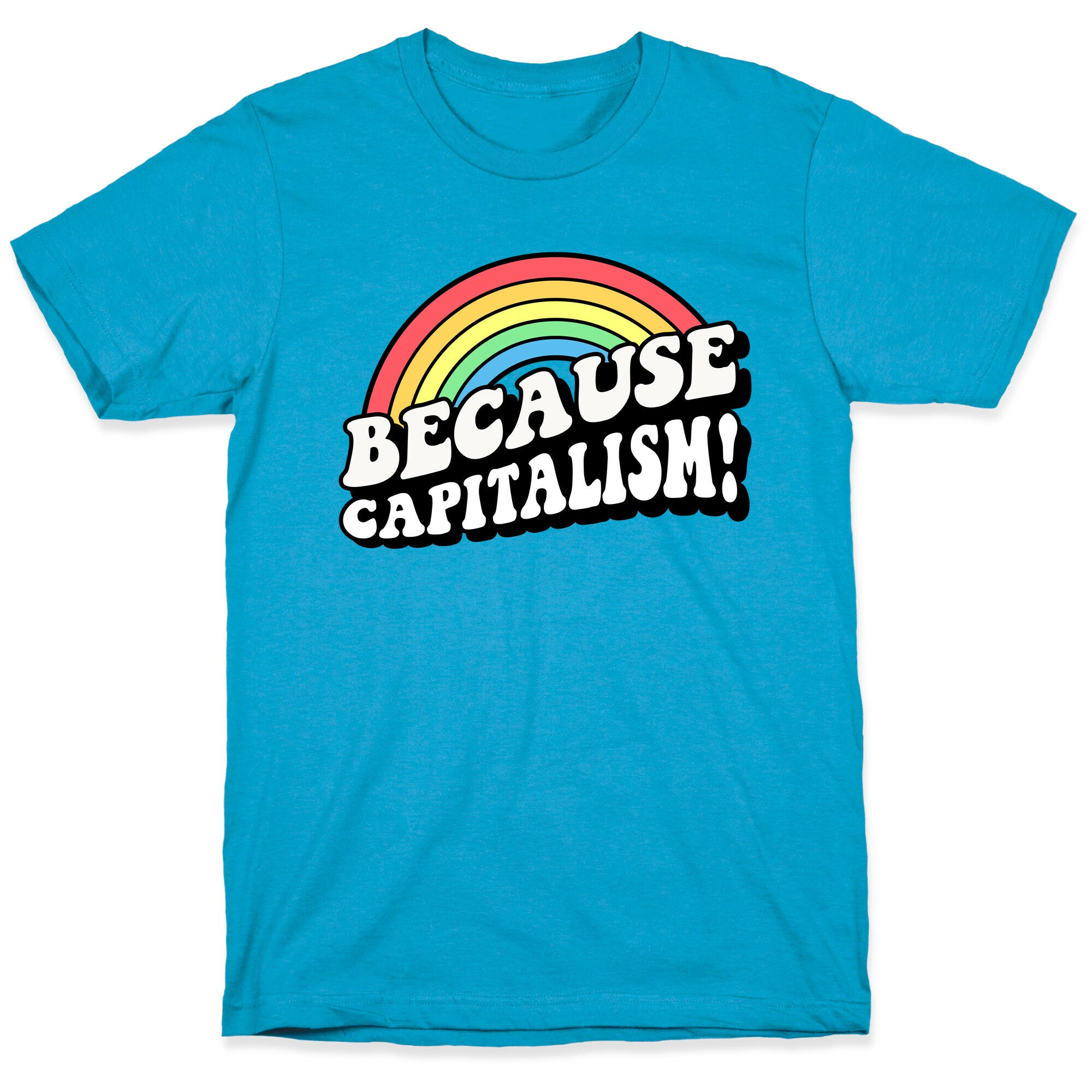 Because Capitalism Unisex Triblend Tee