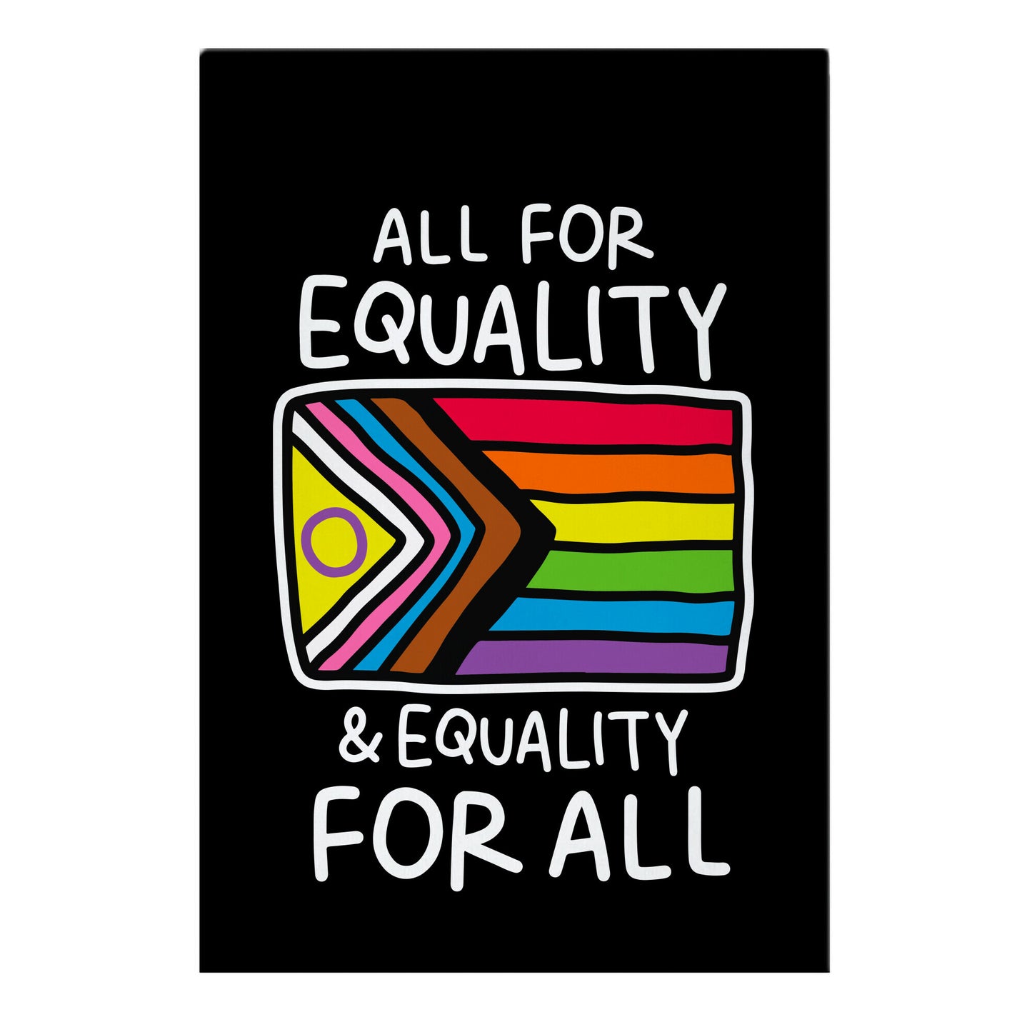 All For Equality & Equality For All Garden Flag