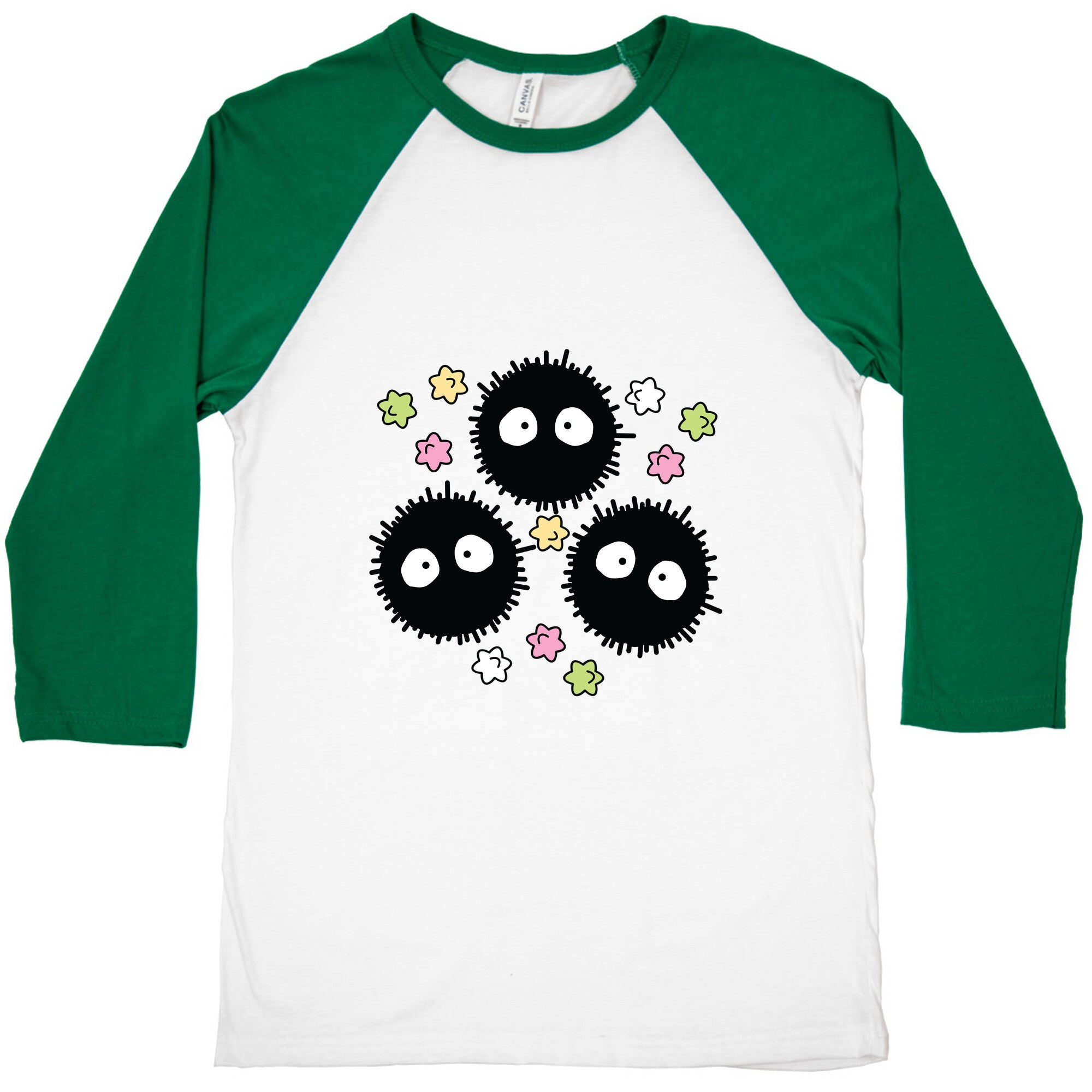 A Trio Of Soot Sprites Baseball Tee