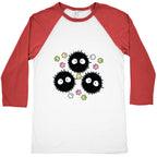 A Trio Of Soot Sprites Baseball Tee