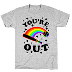 You're Out (Gay Baseball Pride) T-Shirt